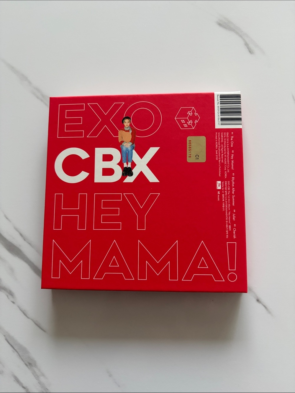 K-POP EXO CBX 1st Mini Album Hey Mama Xiumin ver CD + Booklet + Photocard